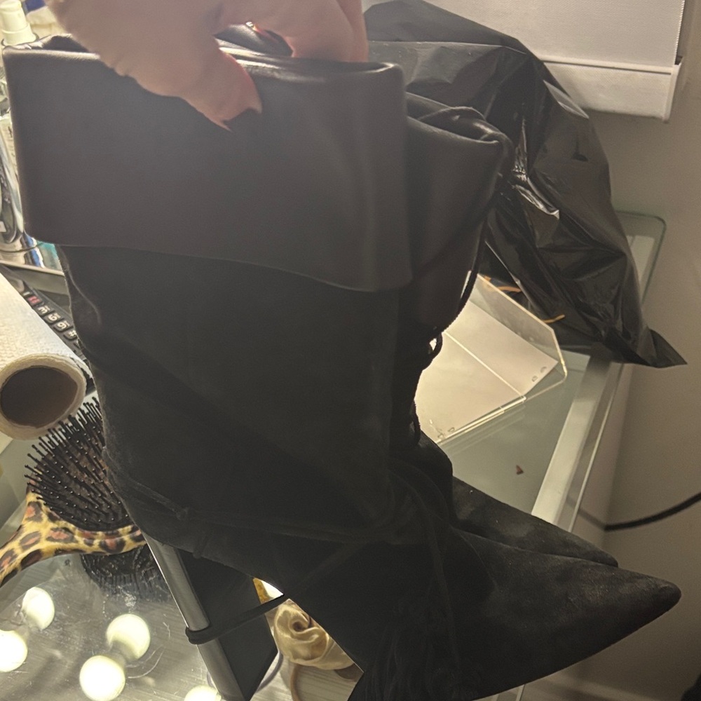 Saint Laurent Black Heeled Boots